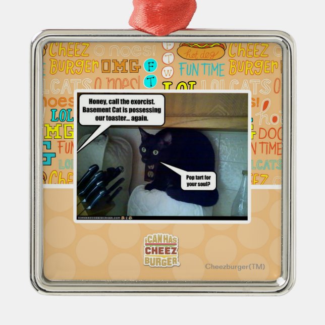 Ornamento De Metal Galdéria do pop para sua alma? (Frente)