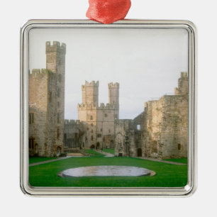 Ornamento De Metal Gales, castelo de Caernarfon, um dos 2 de Eduardo