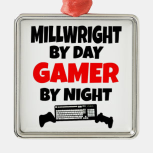 Ornamento De Metal Gamer Millwright