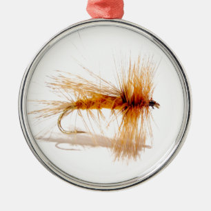 Ornamento De Metal Gancho da pesca com mosca