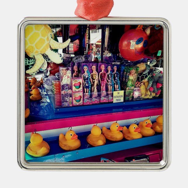 Ornamento De Metal Gancho um pato (Frente)