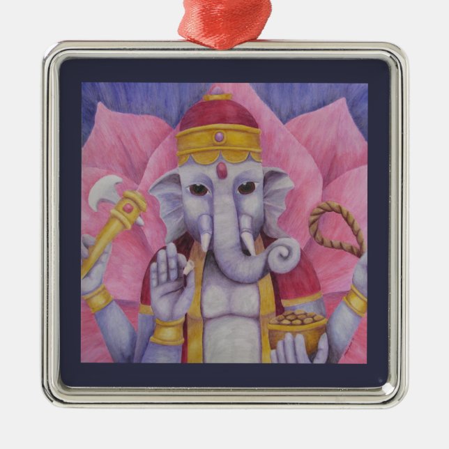 Ornamento De Metal Ganesh Ornament (Frente)