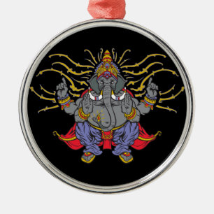 Ornamento De Metal Ganesha