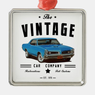 Ornamento De Metal Garagem 1966 do vintage de Pontiac GTO