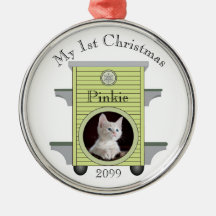 Gatinho de Natal de 1rua Carregando Foto para Cat