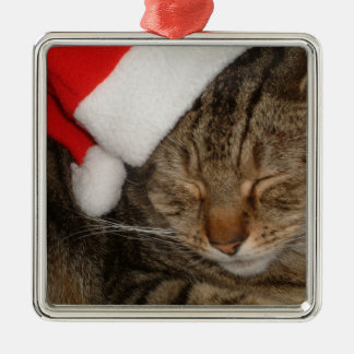 Ornamento De Metal Gato do Natal