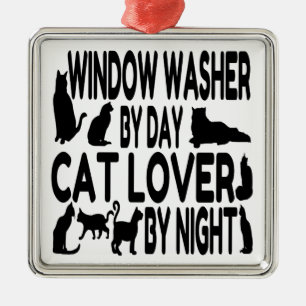 Ornamento De Metal Gato Lover Window Wher