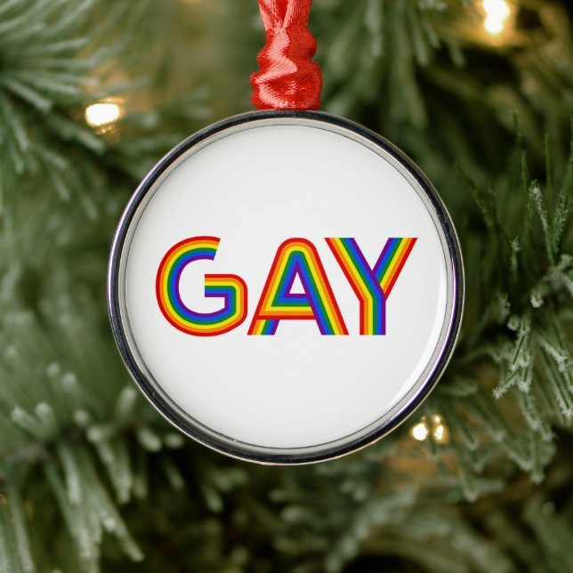 ORNAMENTO DE METAL GAY (Árvore)