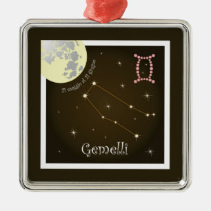 Ornamento De Metal Gemelli 21 al 21 maggio giugno alfaia
