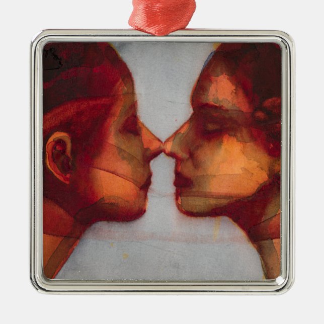 Ornamento De Metal Gêmeo pequeno 2003-07 do espelho (Frente)