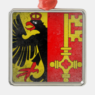 Ornamento De Metal Genebra