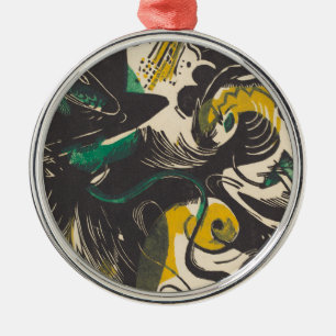 Ornamento De Metal Génese II Schopfungsgeschichte II de Franz Marc
