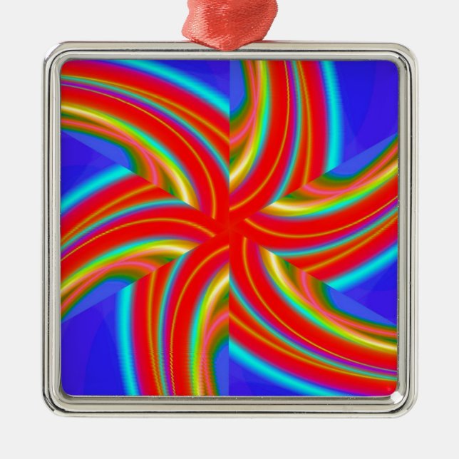 Ornamento De Metal Geométrico 160614 (04) (Frente)