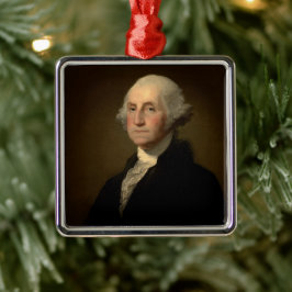 Ornamento De Metal George Washington 1º Presidente Americano por Stua