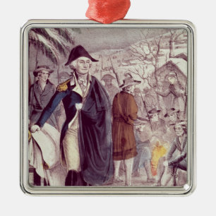 Ornamento De Metal George Washington na forja do vale