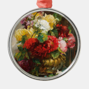 Ornamento De Metal Georges Jeannin Vintage Flower Piece