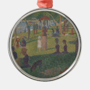 Ornamento De Metal Georges Pierre Seurat   Estudo para um Domingo em 
