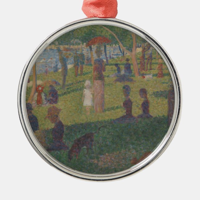 Ornamento De Metal Georges Pierre Seurat | Estudo para um Domingo em  (Frente)