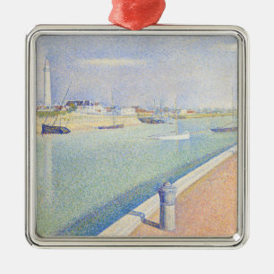 Ornamento De Metal Georges Seurat - O Canal de Gravelines