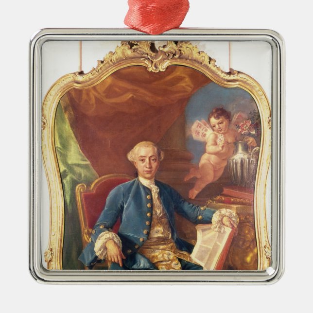 Ornamento De Metal Giacomo Casanova (Frente)