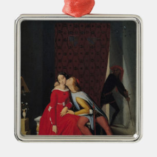 Ornamento De Metal Gianciotto descobre Paolo e Francesca, 1814
