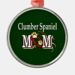 Ornamento De Metal Gifes da Mãe do Clumber Spaniel