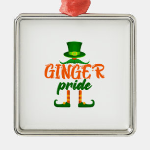 Ornamento De Metal Ginger Pride