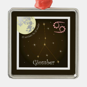 Ornamento De Metal Giomber 22 22 zercladur fin fanadur alfaia