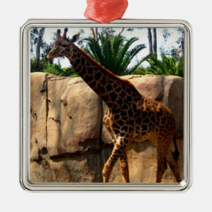 Ornamento De Metal Girafa