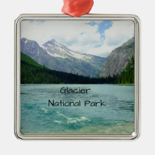 Ornamento De Metal Glaciar National Park Montana