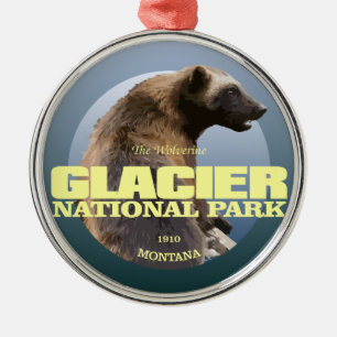 Ornamento De Metal Glacier NP (Wolverine) WT