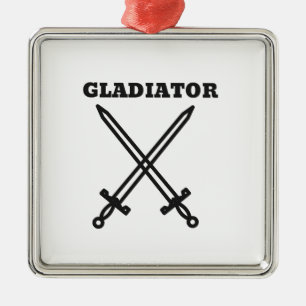 Ornamento De Metal Gladiador