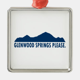 Ornamento De Metal Glenwood Primaveras Colorado por favor