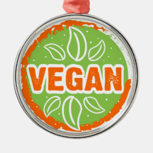 Ornamento De Metal Go Vegan