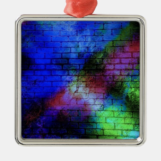 Ornamento De Metal Grafite de parede (Frente)