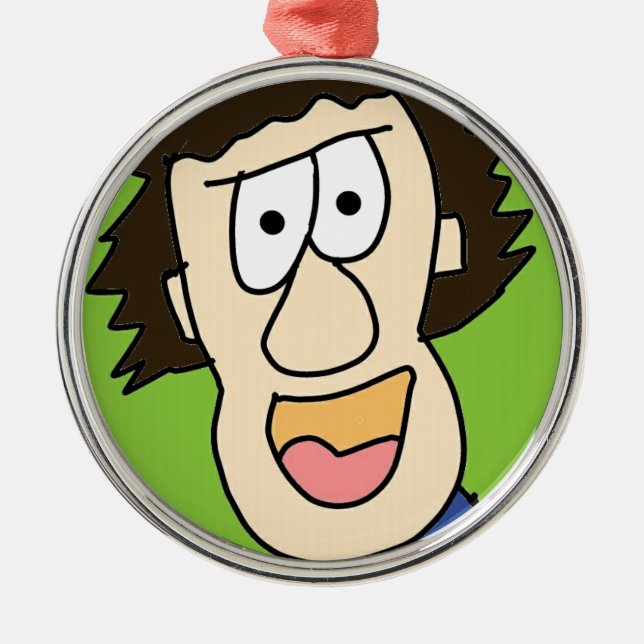 Ornamento De Metal grampa jovem (Frente)