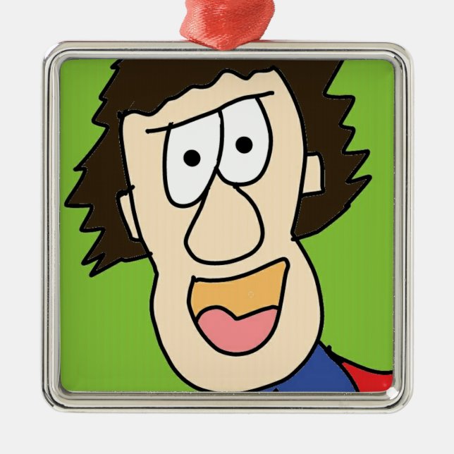 Ornamento De Metal grampa jovem (Frente)