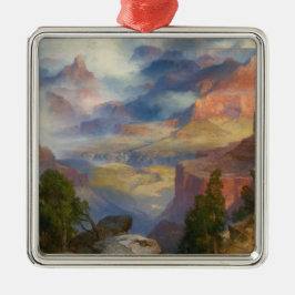 Ornamento De Metal Grand Canyon in Mist (por Thomas Moran)