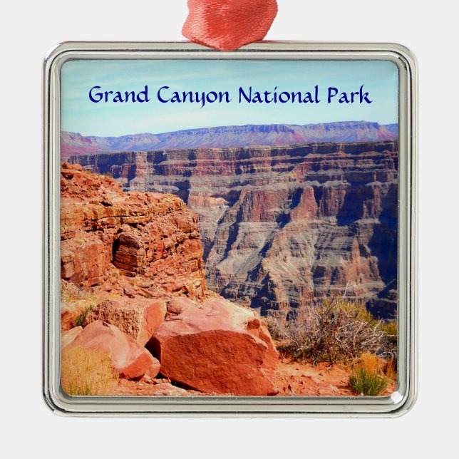 Ornamento De Metal Grand Canyon National Park West Rim (Frente)