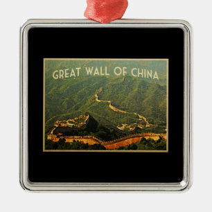 Ornamento De Metal Grande Muralha de China