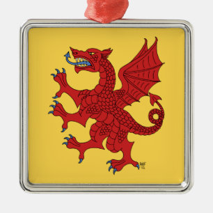 Ornamento De Metal Grânulos De Dragão