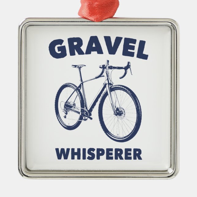 Ornamento De Metal Gravel Whisperer (Frente)