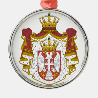 Ornamento De Metal Grb Srbije, brasão sérvio