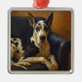 Ornamento De Metal Great Dane