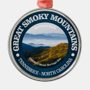 Ornamento De Metal Great Smoky Mountains