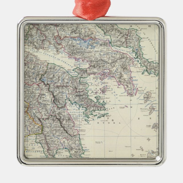 Ornamento De Metal Grécia 3 (Frente)