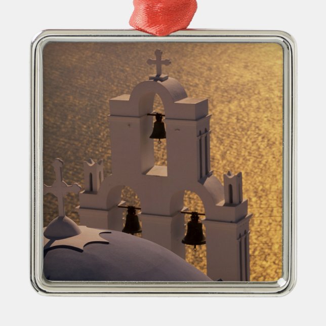 Ornamento De Metal Grécia, Ilhas Cyclades, Santorini, Thira, (Frente)