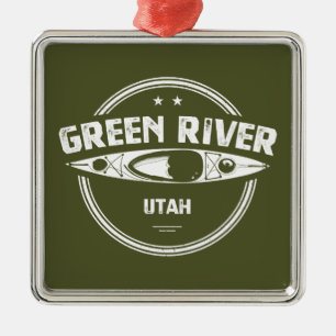 Ornamento De Metal Green River Utah Kayaking