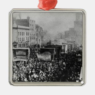 Ornamento De Metal Greve de doca de Londres, 1889