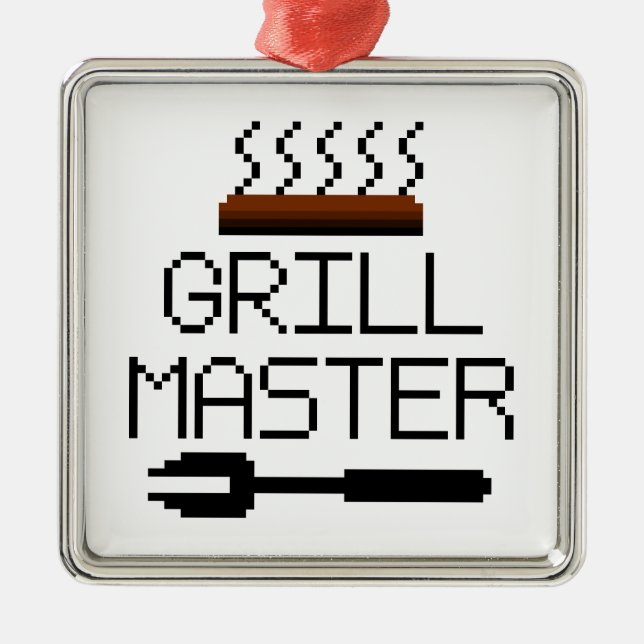 ORNAMENTO DE METAL GRILL MASTER (Frente)